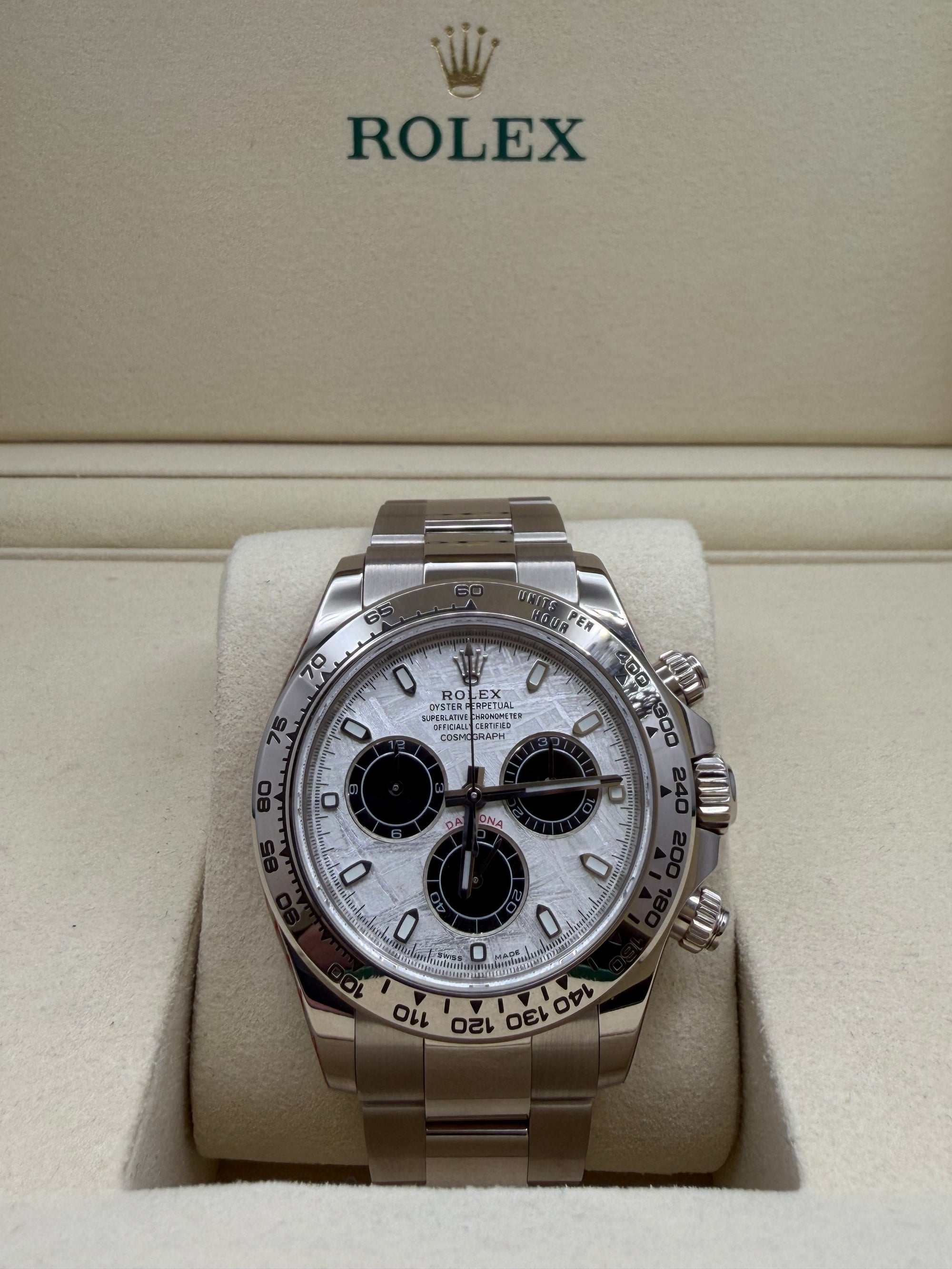 Rolex Daytona Meteorite Dial White Gold 116509